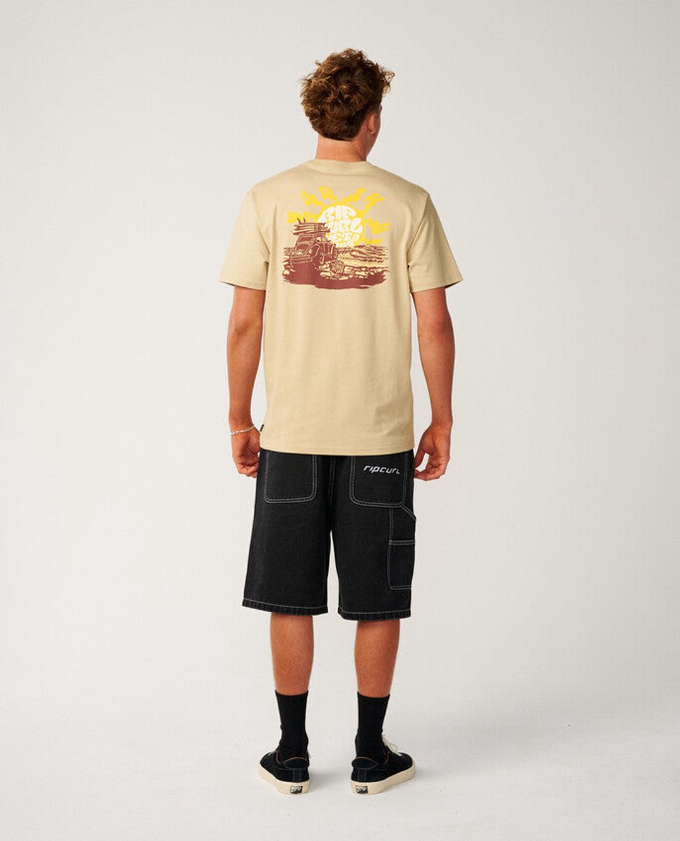 Rip Curl Surf Trip Tee - Khaki Sand
