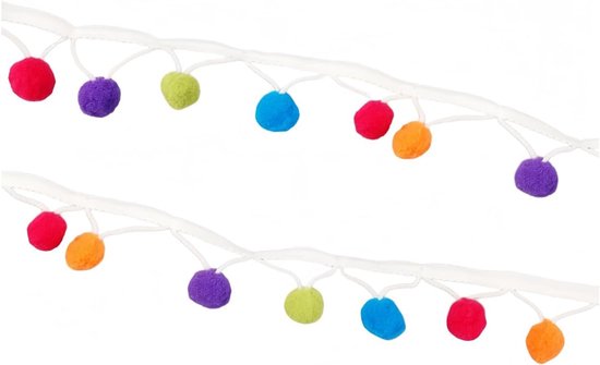 pompon trimbal, franjes, trimband voor kleding, accessoires, handwerk, 5 m naai-band — afbeelding 5