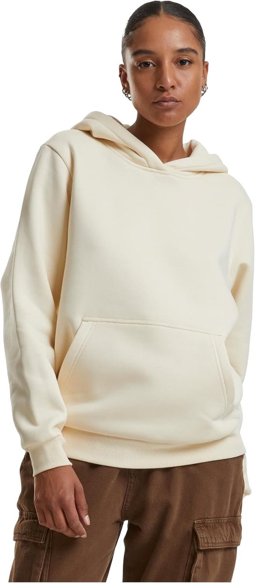 Classics Dames fluffy hoodie Trui met capuchon zwart Basics