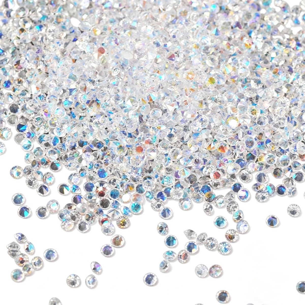 diamanten, 10.000 stuks, 3 mm acryl strass-steentjes, transparante strass-steentjes, decoratieve kristallen voor bruiloften, vazen, Kerstmis, bruiloften, verjaardagen, feestjes