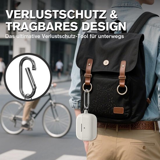 beschermhoes compatibel met Anker Soundcore C50i, inclusief sleutelhanger en reinigingsstift, schokbestendig, krasbestendig, volledige bescherming voor hoofdtelefoon (beige) — afbeelding 3