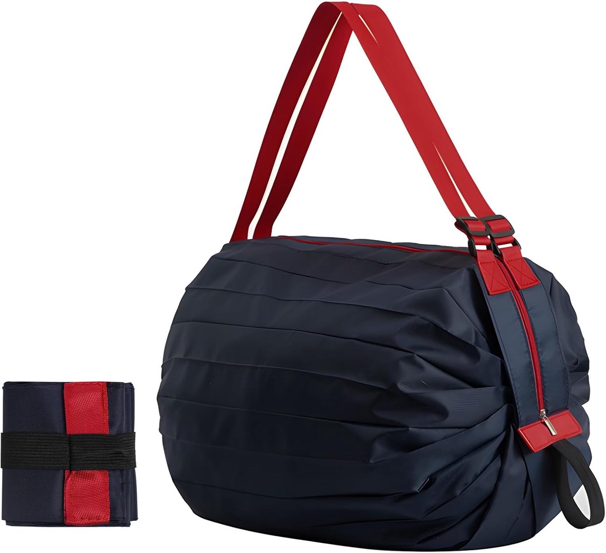 Herbruikbare vouwtassen Oxford-stof voor reizen, fitness, winkelen, kamperen en winterkleding, nanotas, opvouwbare boodschappentas