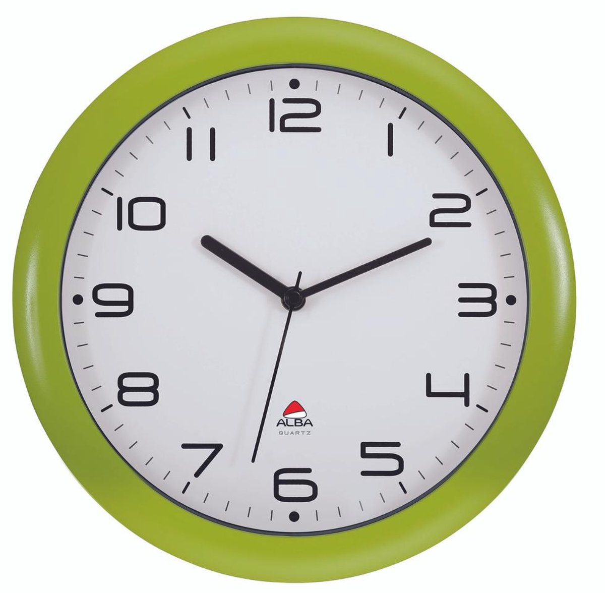 De Alba HORNEW wandklok met stille werking 30cm. Groen