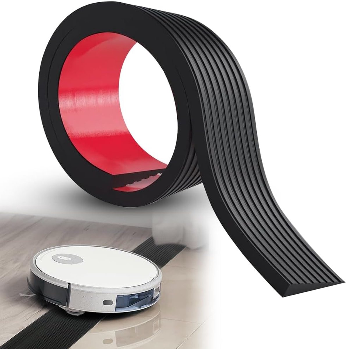 900 x 80 x (10-30) mm drempelhelling, rubberen deurdrempelhelling, stofzuigerrobots, rolstoeloprit Draagcapaciteit 800 kg voor rolstoel, kinderwagen, garage (zwart, 3,0 cm hoogte)