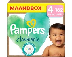 Pampers - Harmonie - Maat 4 - Maandbox - 162 stuks - 9/14 KG