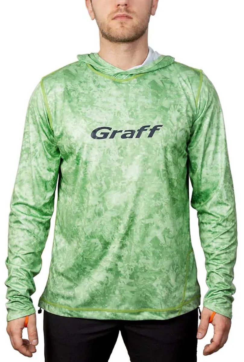 Graff Upf 50 964-cl-7 Uv-hoodie Groen 2XL Man