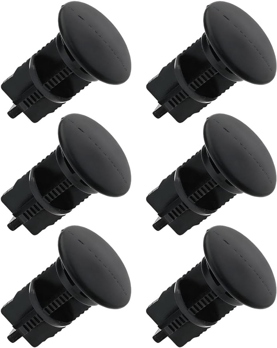 6 stuks scharnierpennen, vuilnisemmer, scharnierpennen voor vuilnisemmerdeksel met wielen, 43 mm x 18 mm, compatibel met Otto/Ese rolcontainers