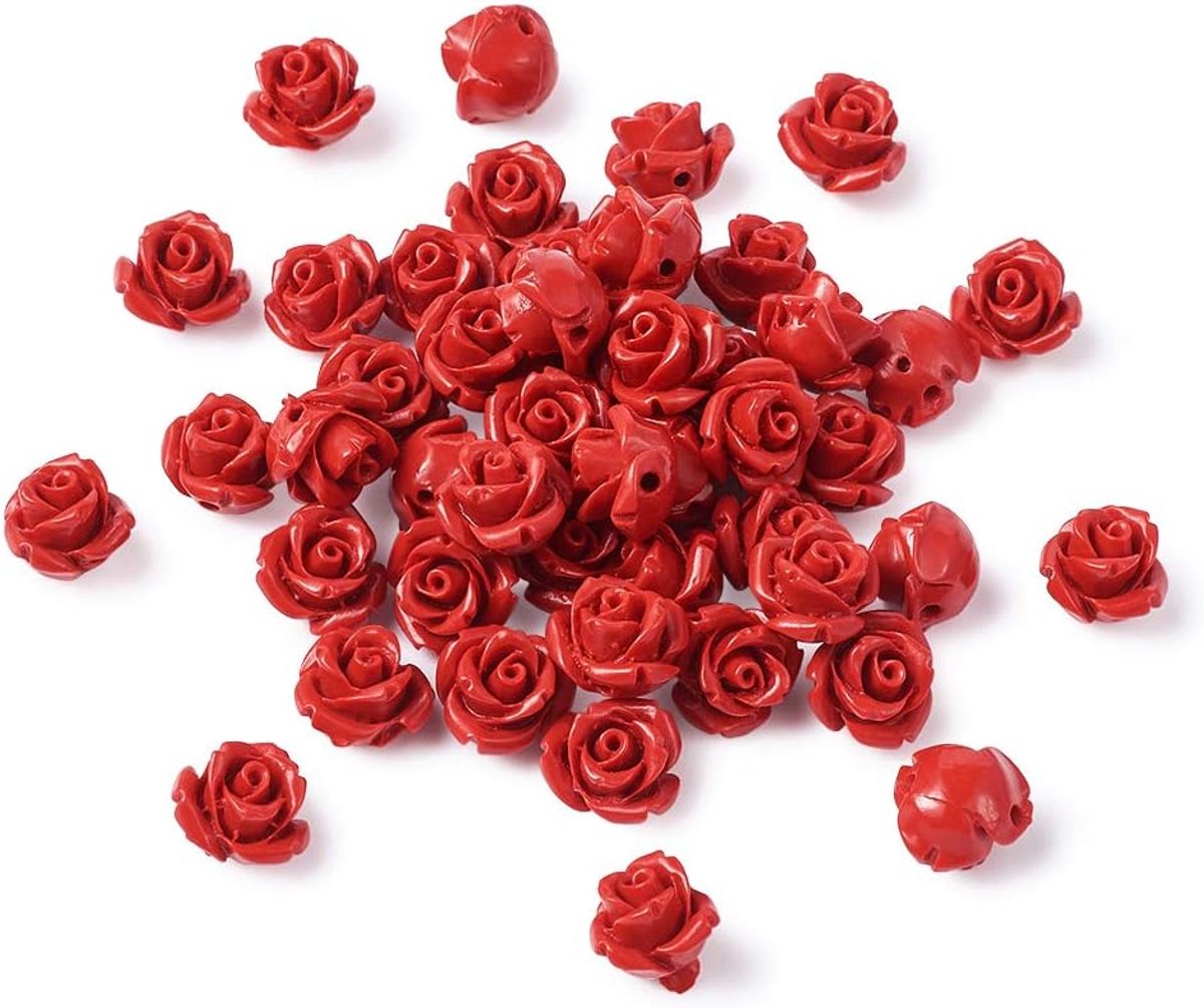 Kralen Spacers 10mm Cinnabar Losse Gebed Kralen voor Boeddha Mala Ketting Armband Sieraden Maken, 1.5mm Gat