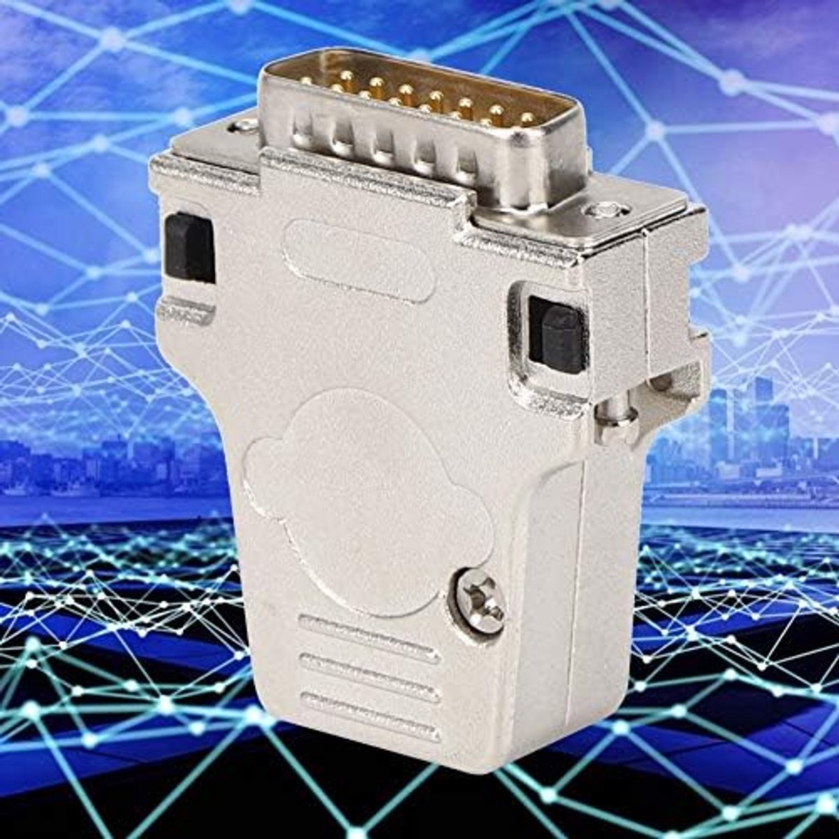 Seriële connector Metalen omhulsel 15-pins mannelijke interface Seriële adapter Connector naar bedradingsterminal Seriële poort Breakout Board,Industriële connector