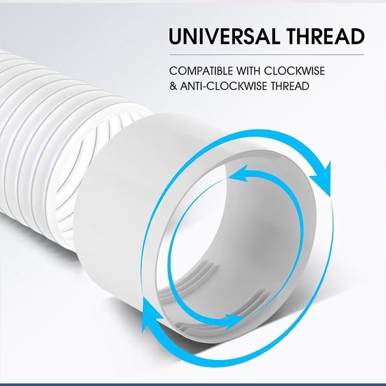 airconditioner uitlaatslang, mobiele slangset diameter 150 mm, universele afvoerslangconnector voor airconditioner, voor airconditioning, luchtontvochtiger, droger — afbeelding 3