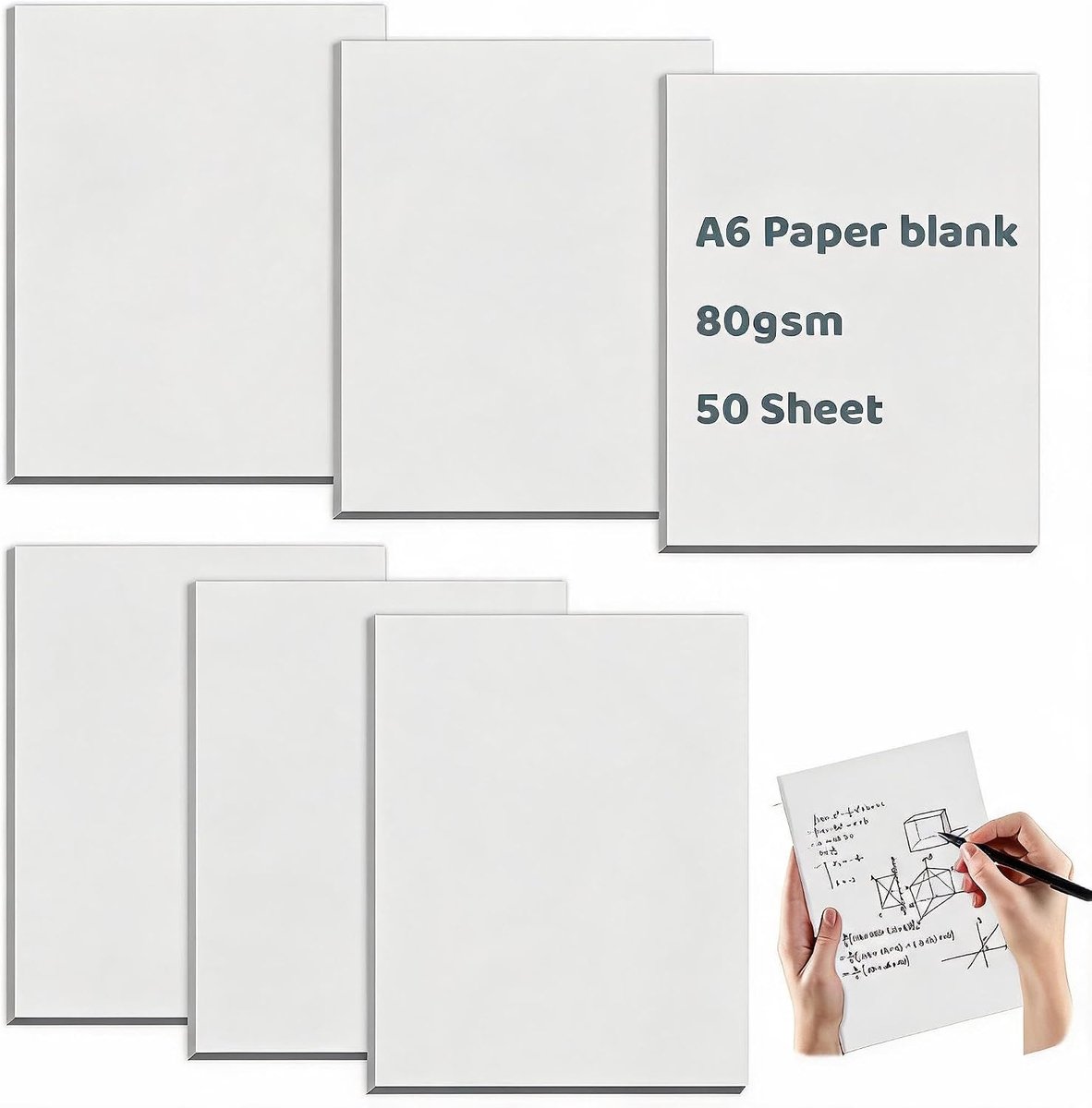Notitieboeken, 6 stuks