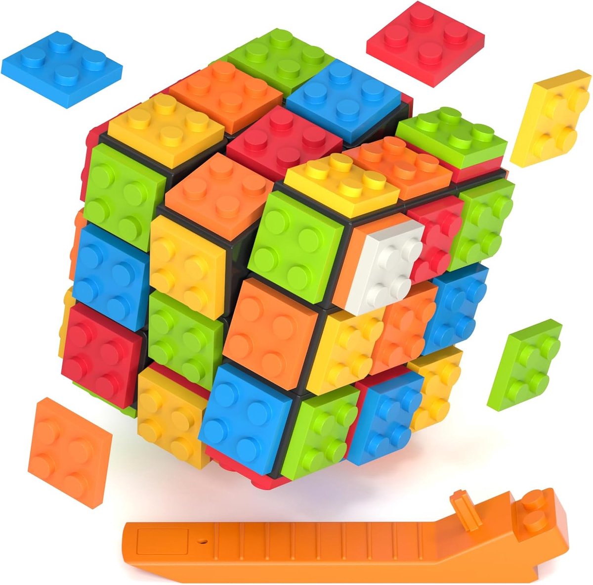 3x3x3 magische vierkanten, baksteen magische vierkanten 3x3, 3D snelle vierkanten ideaal voor kinderen en volwassenen om plezier te hebben