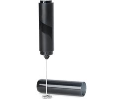 LNM® Melkopschuimer - Melkopschuimer Electrisch - Melkschuimer Electrisch - Zwart - 20cm x 4cm x 4cm
