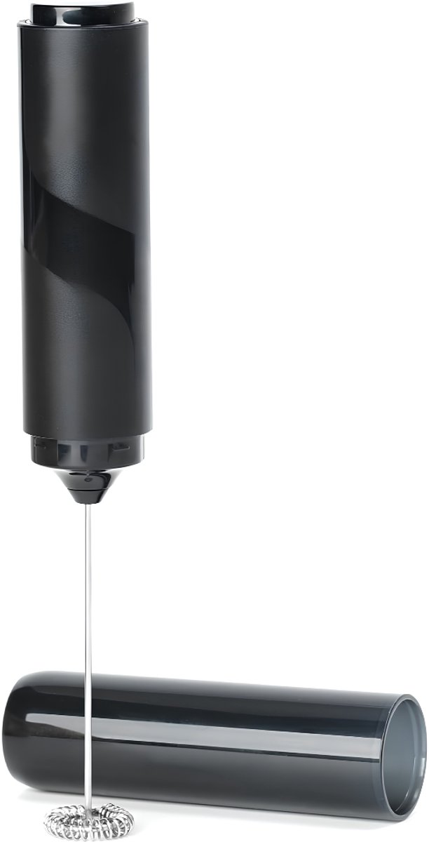 LNMsolutions® Melkopschuimer - Melkopschuimer Electrisch - Melkschuimer Electrisch - Zwart - 20cm x 4cm x 4cm