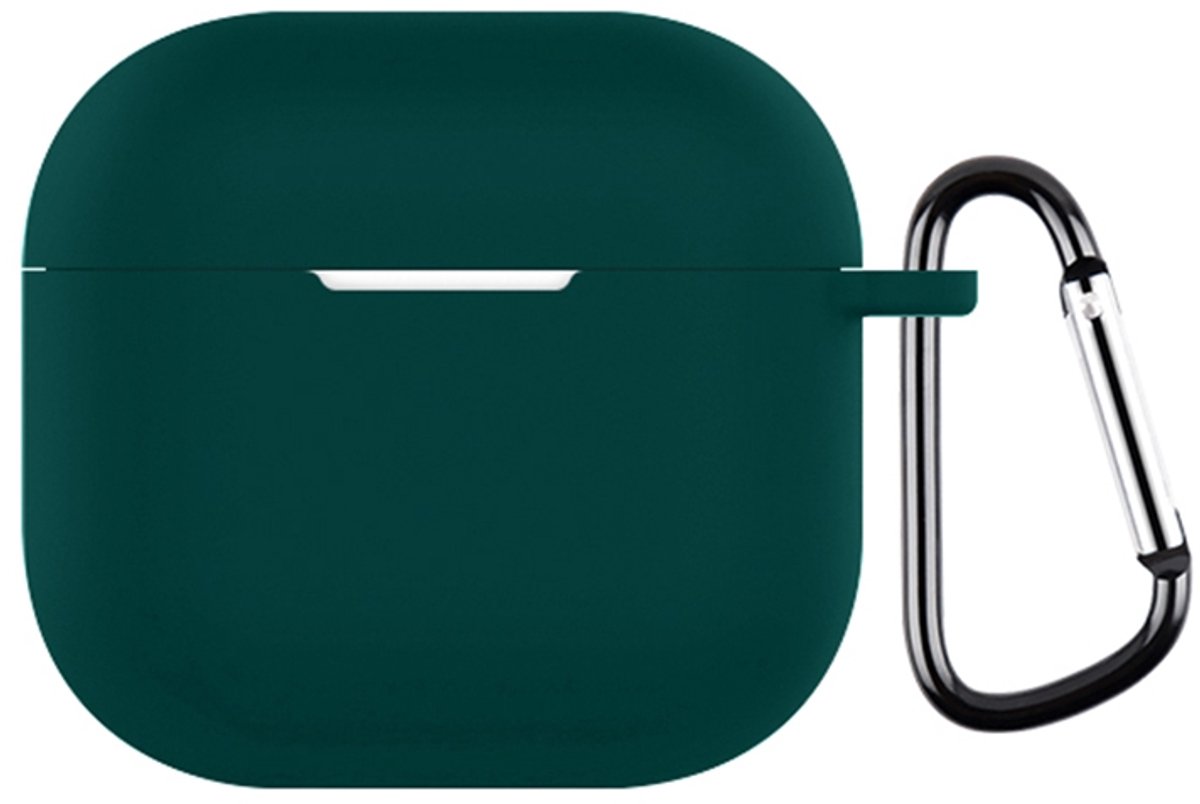Mobigear Hoesje geschikt voor Apple AirPods 4 Hoesje Flexibel Siliconen | Mobigear Colors - Groen