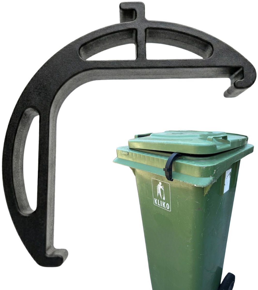 Unpest Containerclip voor natuurlijke ventilatie van de Kliko/GFT container - Effectieve Insectenwering - Met gratis cheatsheet