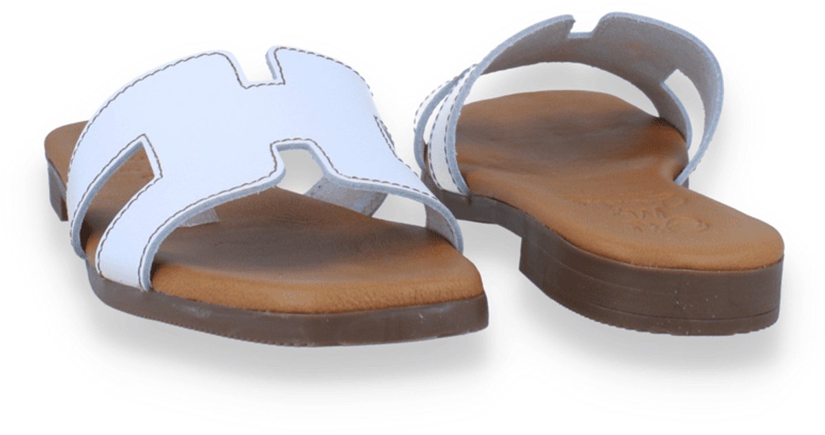 Oh! My Sandals Dames Slipper | Wit | Maat: 39