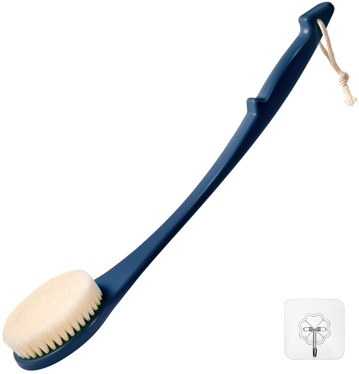 Dailygoods - Rugborstel met Lange Handgreep - Exfoliërende Doucheborstel voor Mannen en Vrouwen