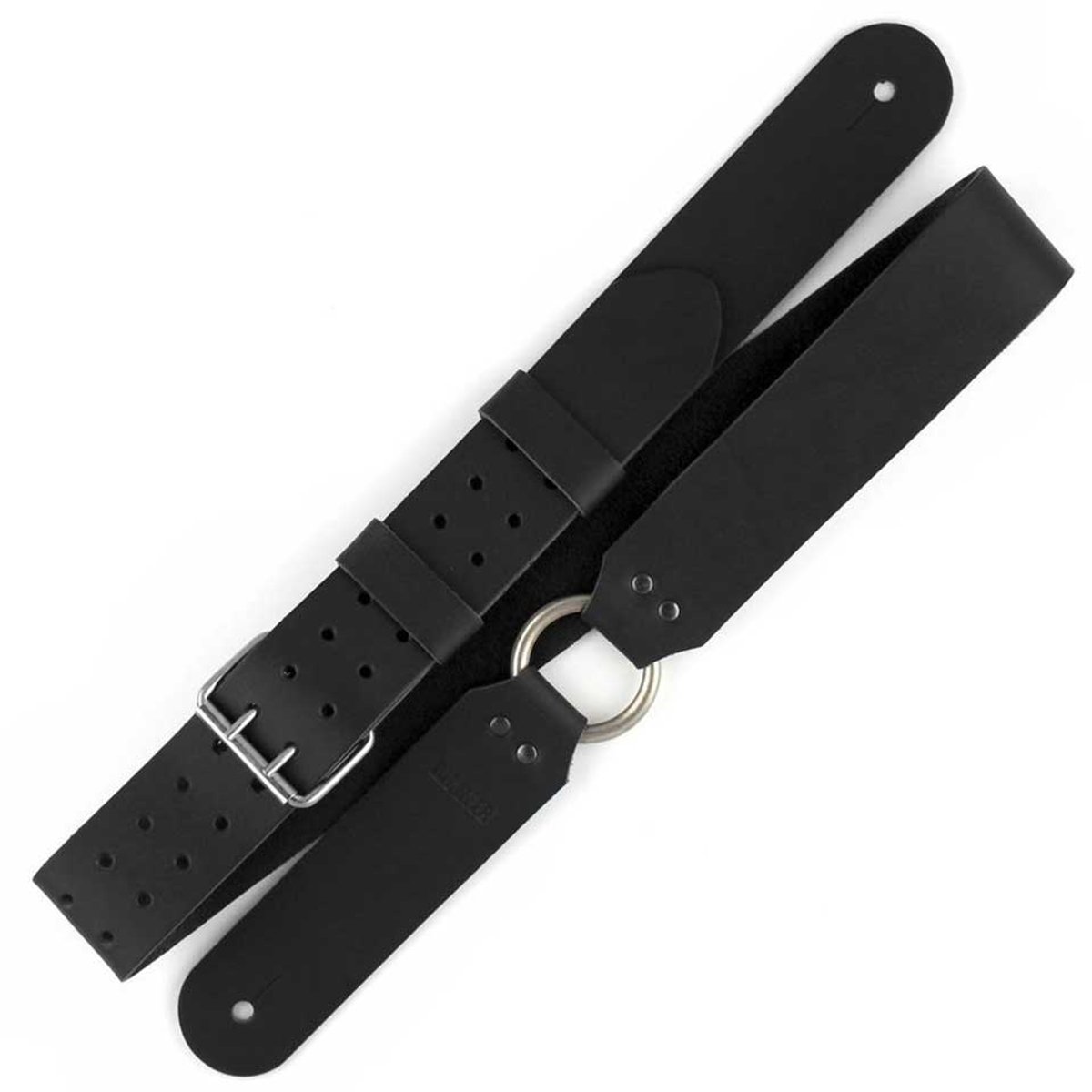 Richter Ring Black Guitar Strap Gitaarband Zwart 1520