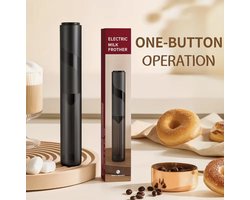 Waledano® Elektrische melkopschuimer – compact – roestvrij staal – voor cappuccino en latte – handmatig/USB – snel schuim – keuken accessoire