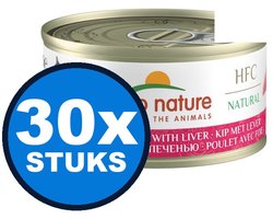 30x Almo Nature HFC - Kip & Lever - Kattenvoer Natvoer - 70g