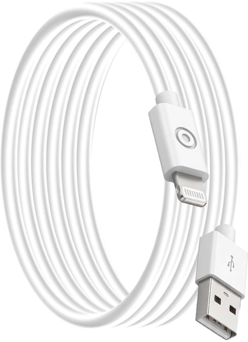 Bigben Connected, USB-A naar Lightning Oplaadkabel 2.4A - 1.2m, Wit