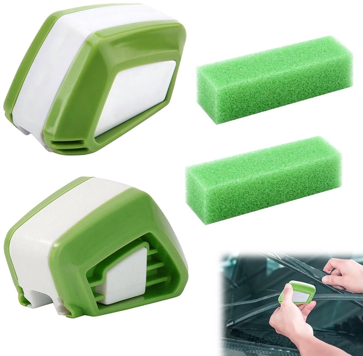 2 Stuks Scheibenwischer Reparatie Set, Universeel Wischbladscherper Auto Accessoire