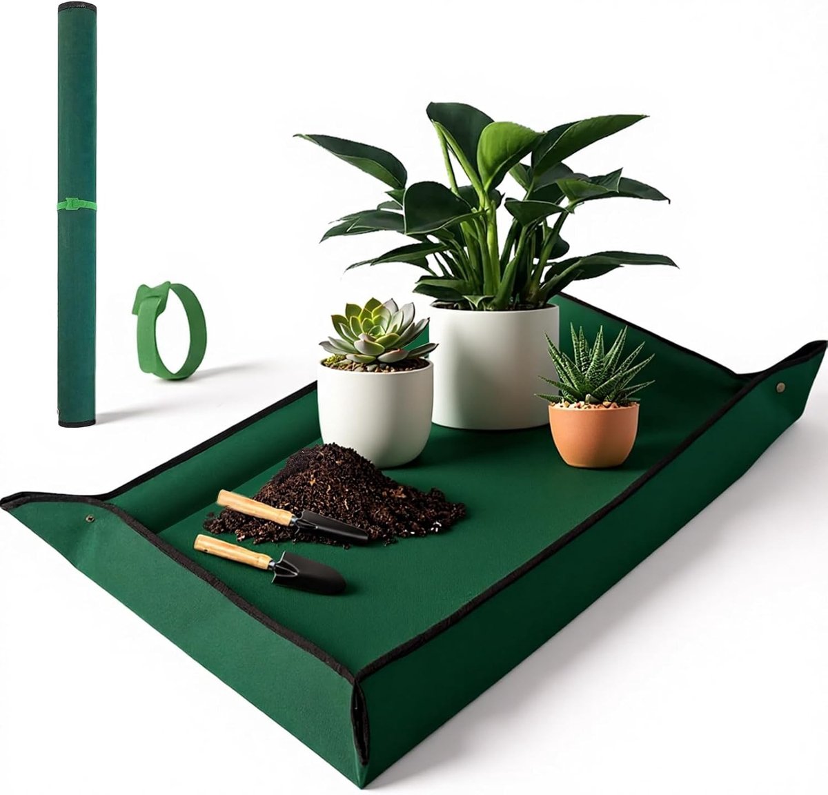 Waterdichte Plantmat 110 x 75 cm - Opvouwbare Repotting Mat voor Zaailingen, Vetplanten en Tuinwerkzaamheden