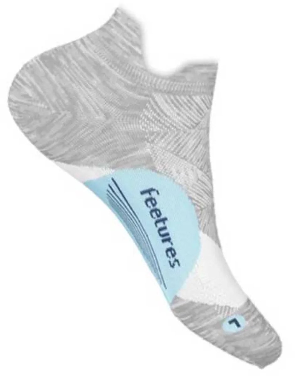 Feetures Elite Light Cushion Tab Onzichtbare Sokken Grijs EU 38-42