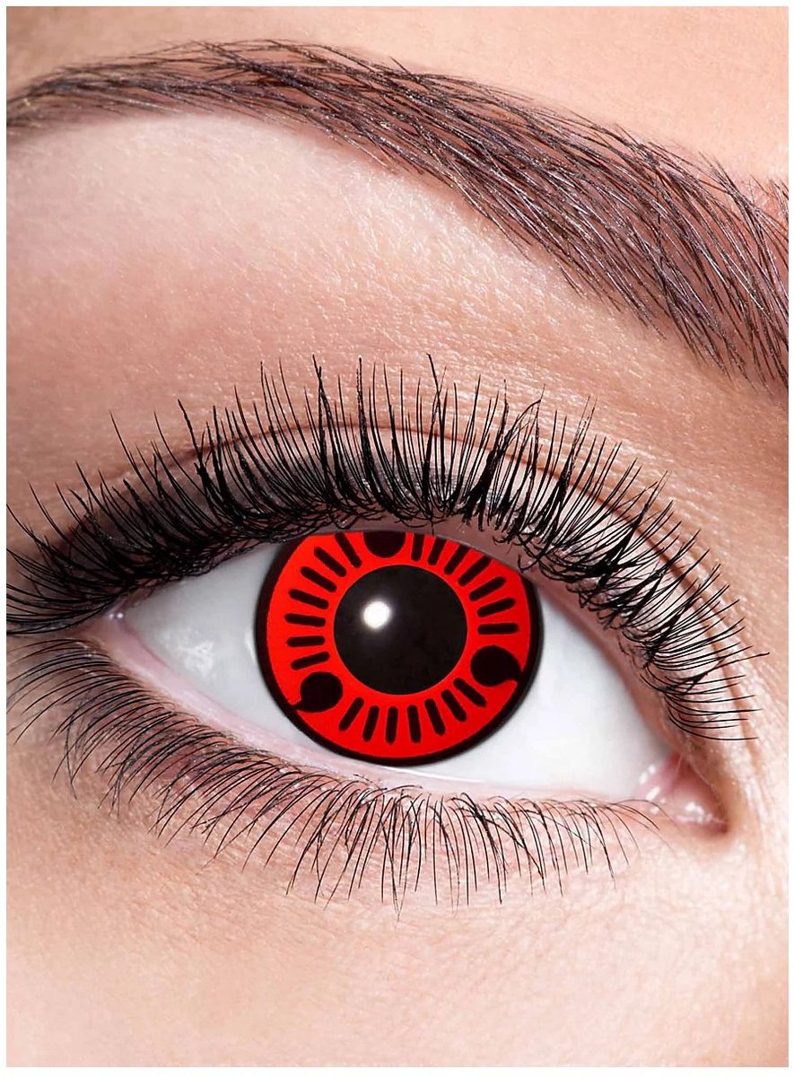 Sasuke Sharingan contactlens met dioptrie - Clown Crow maandlenzen, carnaval contactlenzen