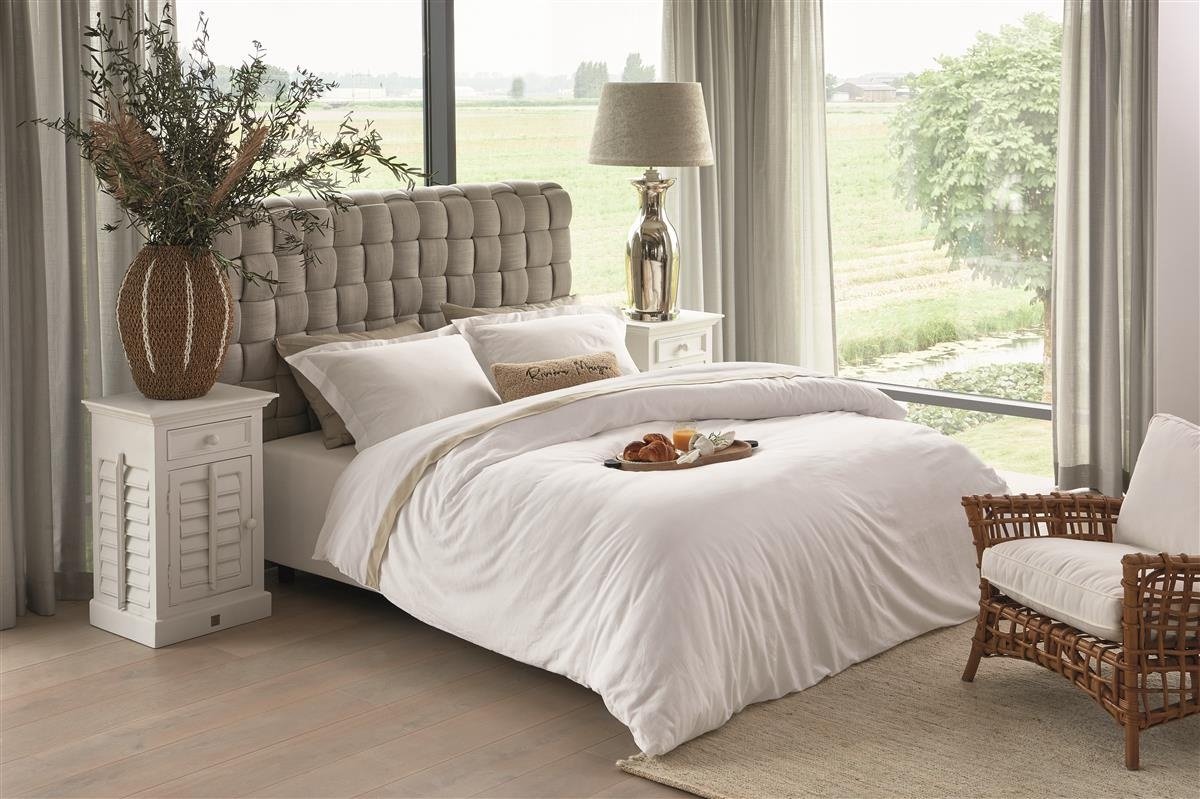 Riviera Maison Ease kussensloop - Wit - 60x70