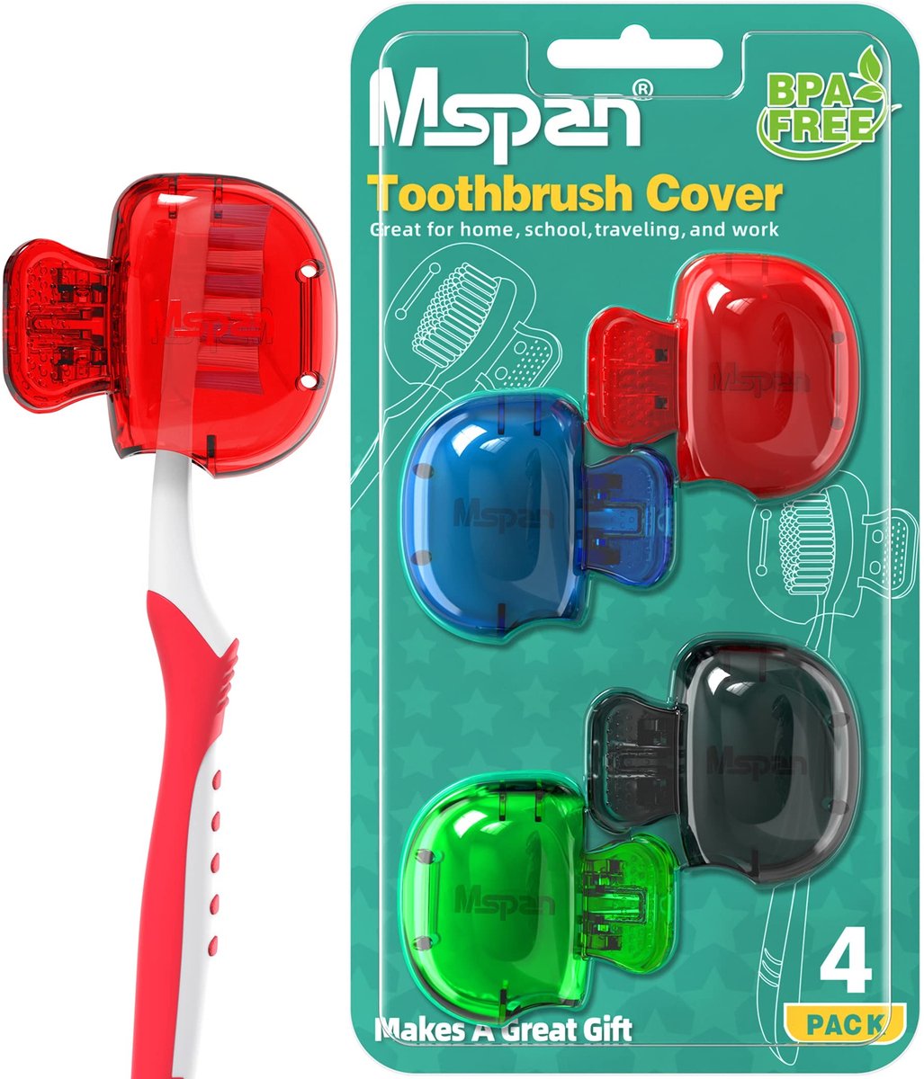 Solidchoice - Toothbrush Hoofd Beschermkap Set van 4