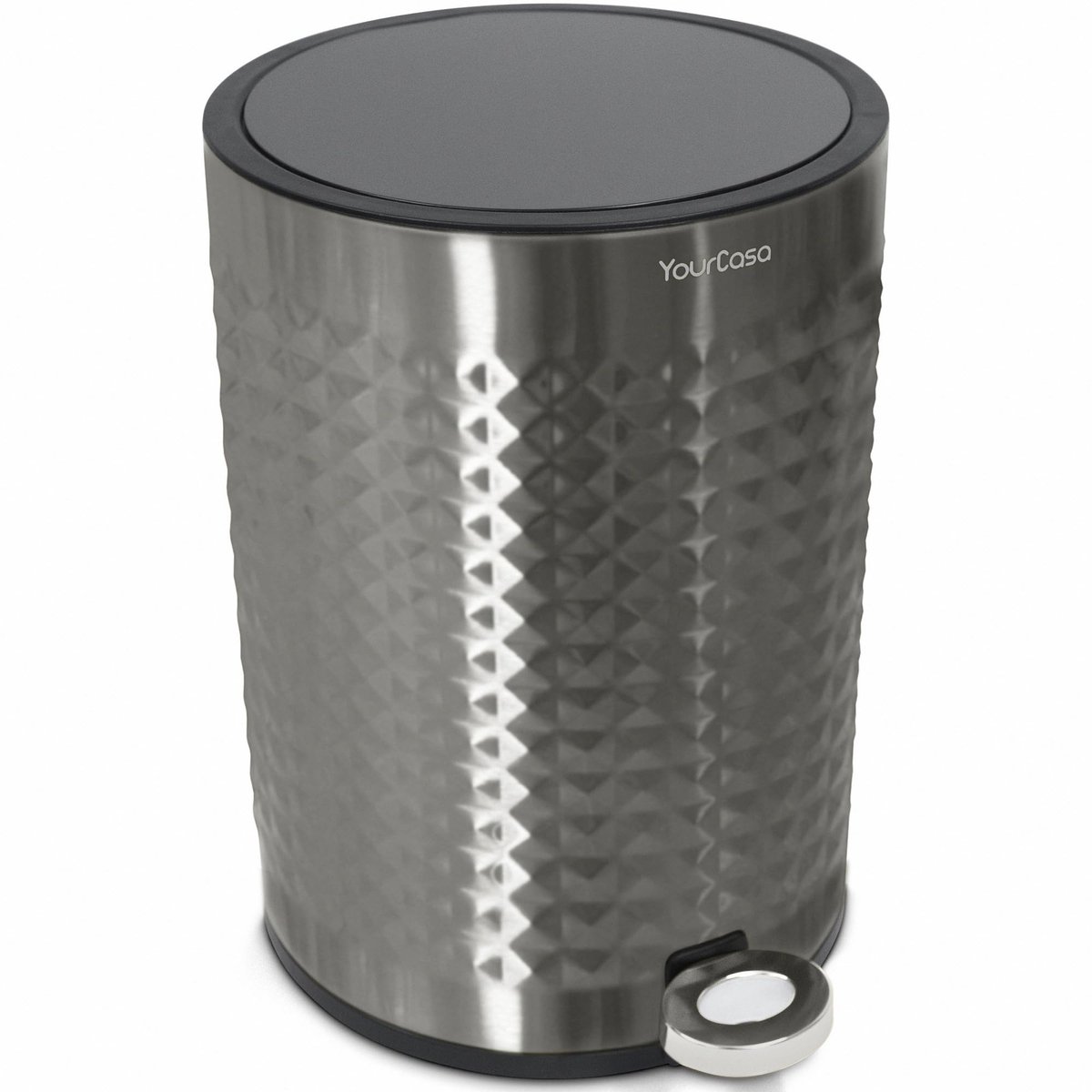 Solidchoice - Vuilnisemmer 5L met Soft Close en Exclusief Ontwerp voor Badkamer