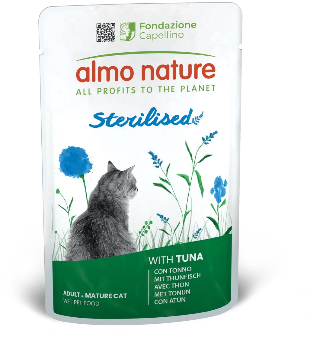 Solidchoice - Natvoer voor Sterilisatie met Tonijn, 30 x 70 g Zakjes
