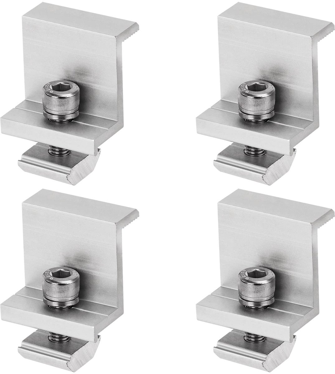 Solidchoice - Set van 4 Solar Panel Beugels voor Montage