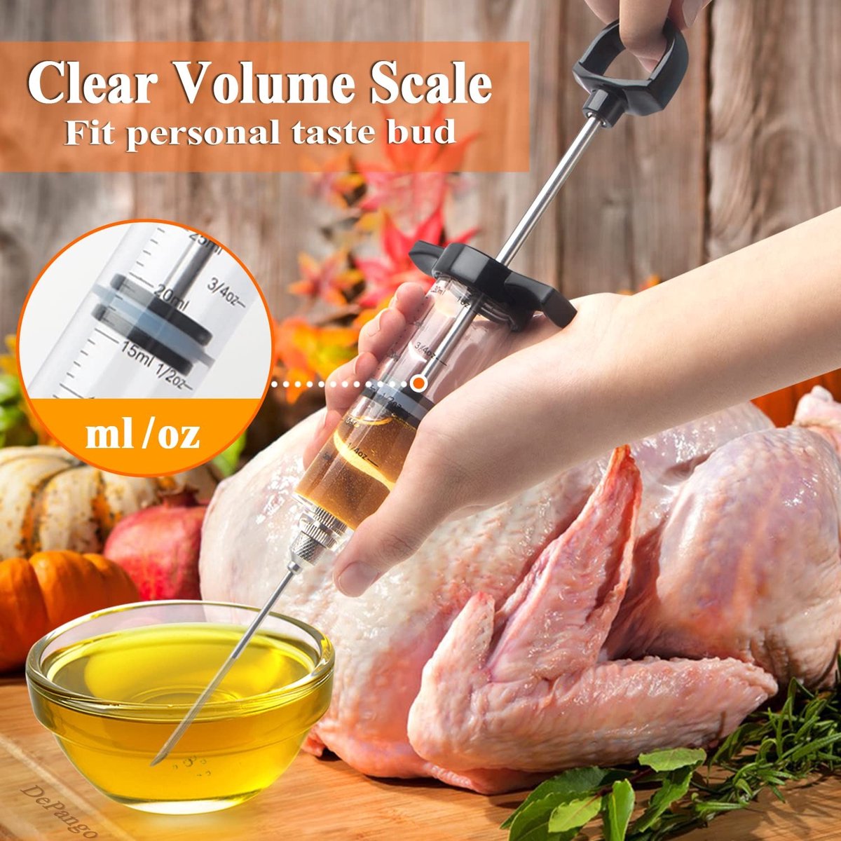 Solidchoice - Anti-Break Marinade Injectiespuit voor Vlees