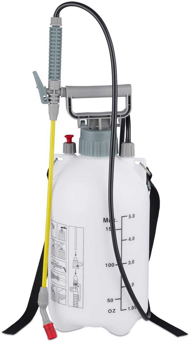 Solidchoice - Drukspuit 5 Liter met Verstelbare Nozzle voor Planten en Onkruidbestrijding