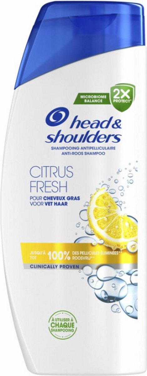 Head & Shoulders Citrus Fresh voor vet Haar - 330 ml