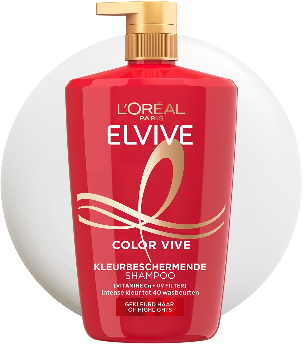 L’Oréal Paris Elvive Color Vive Kleurbeschermende Shampoo - Gekleurd Haar of Highlights - 1000ml