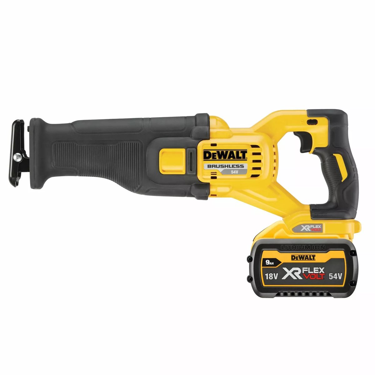 DeWALT DCS389X2-QW 54V XR FLEXVOLT Accu Reciprozaag – 2x 9.0Ah Accu – Brushless – Incl. Lader & TSTAK Koffer