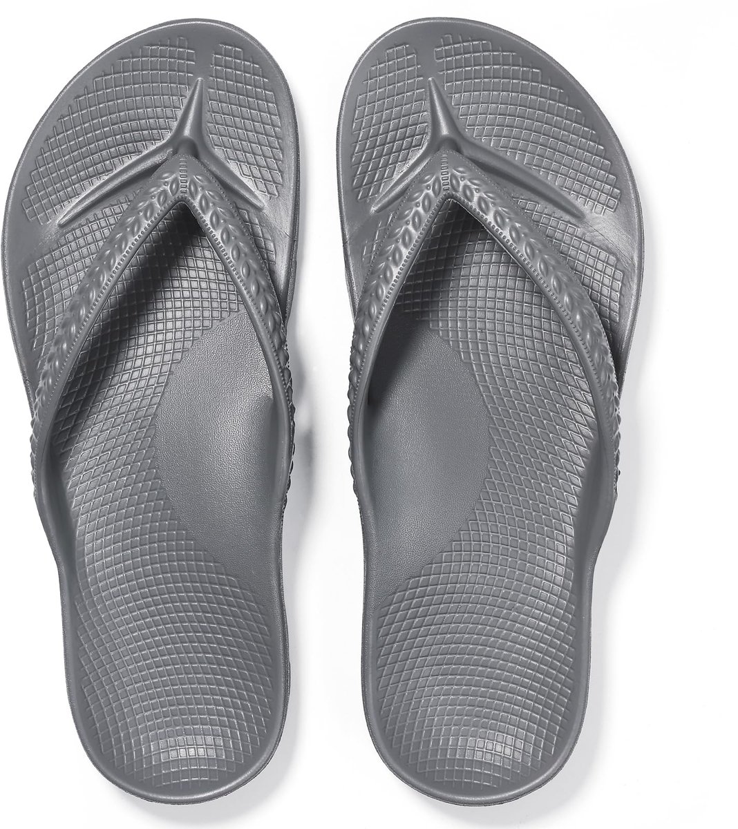 OLANLY - Ergonomic Flip-Flops - Dames Slippers - Anatomic Dames Slippers - Donkergrijs