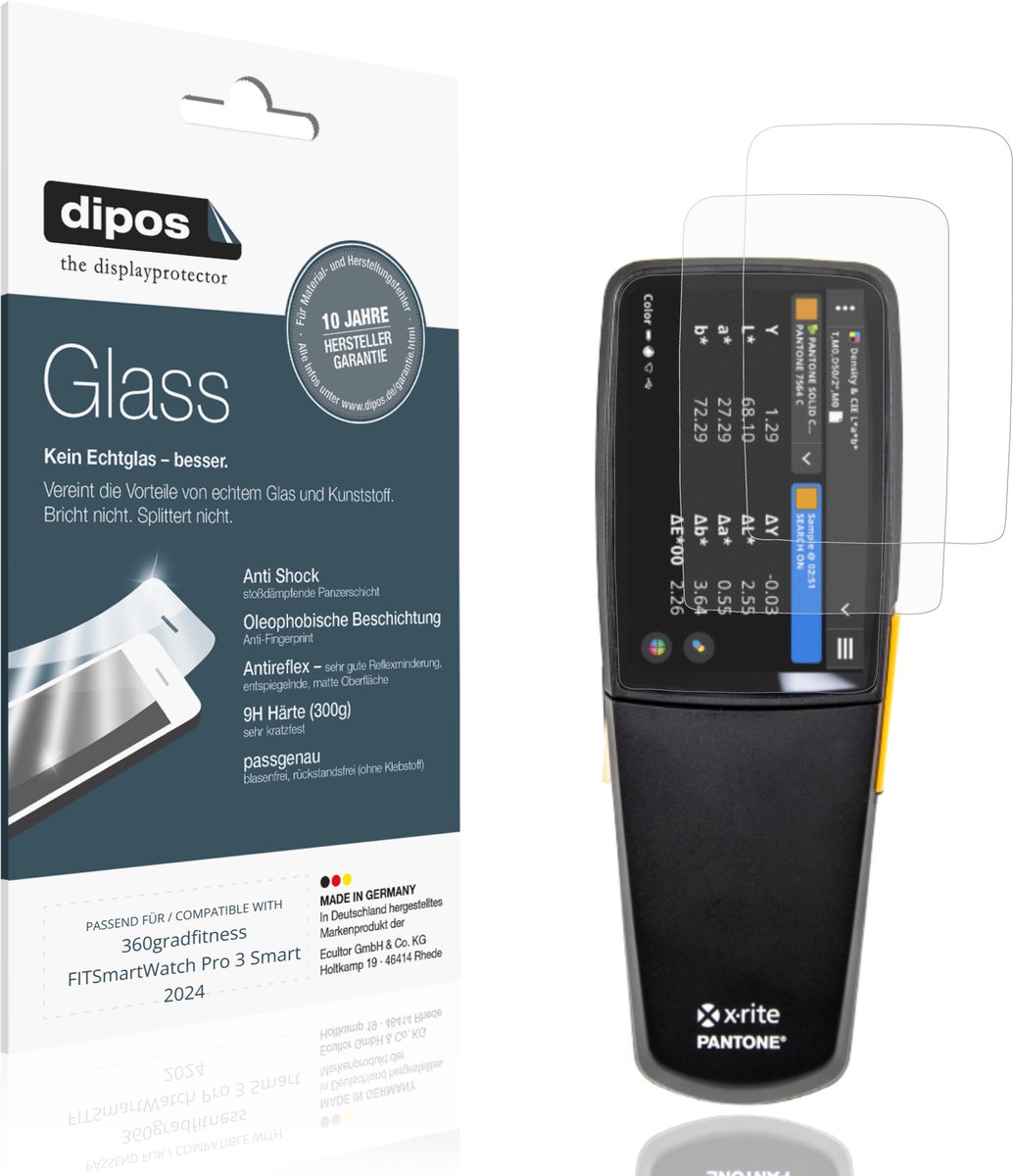 dipos – 2x Matte Pantserfolie geschikt voor exact 2 | 9H Screenprotector