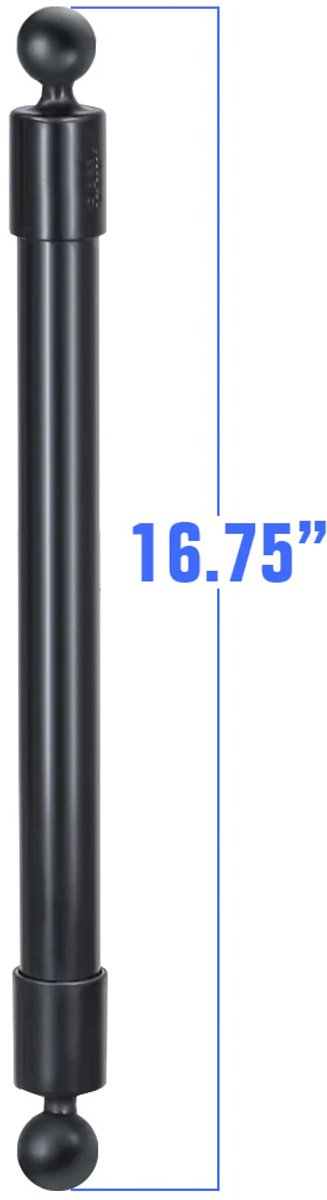 Extra verlengbuis met B-Kogel koppeling (42cm)