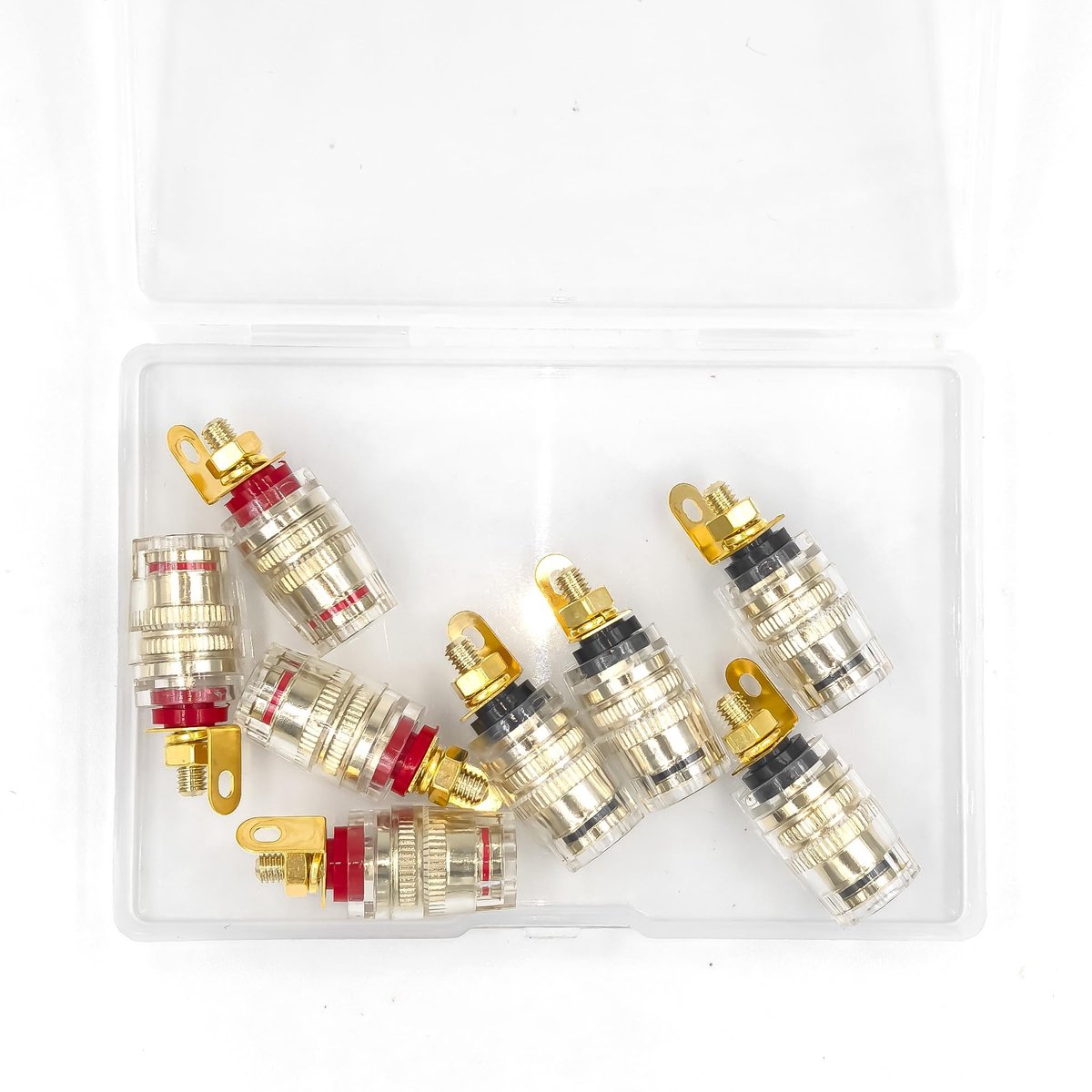 Solidchoice - 4mm Banana Jack Connectoren Set van 8