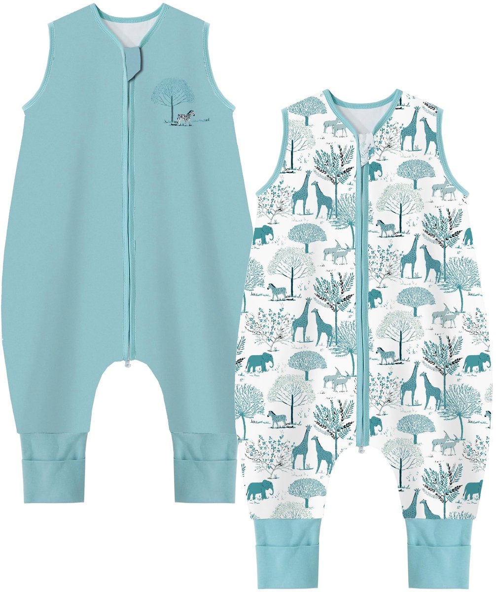 Solidchoice - Zomer Slaapzak voor Baby met Voetjes van 100% Katoen