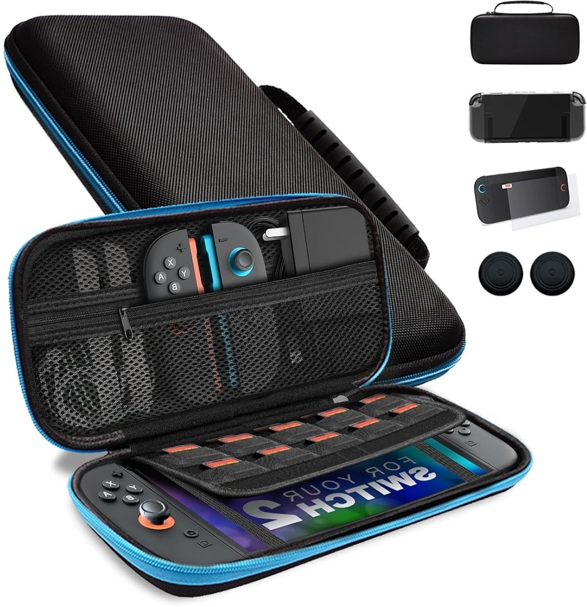 Solidchoice - Beschermende Reisoplossing voor Nintendo Switch 2 met Accessoires