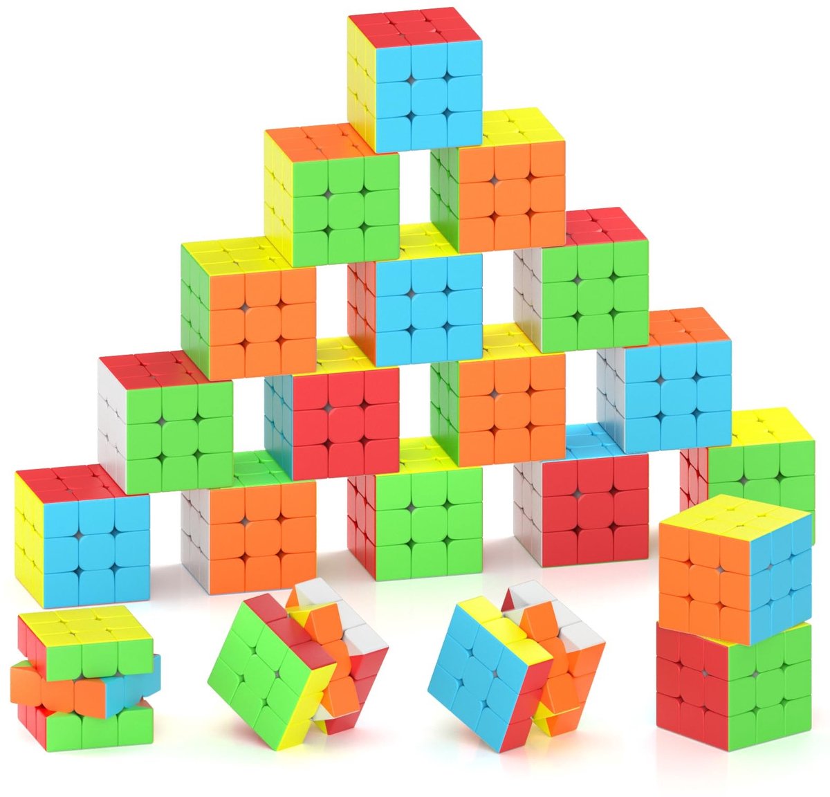 Solidchoice - Set van 20 Speed Dice voor Kinderen en Studenten
