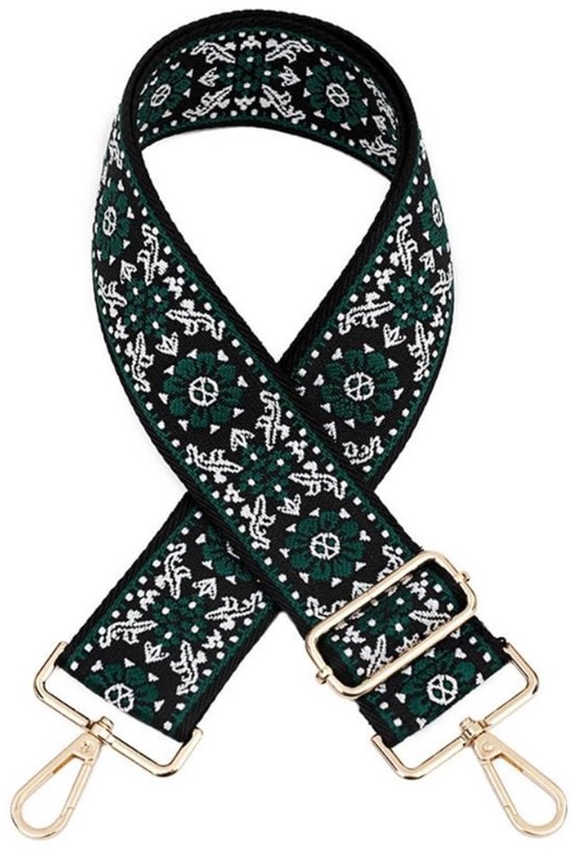 Schouderriem Verstelbaar 80-130 cm - Tassenriem 5 cm Breed - Retro Boho-Stijl - Accessoires voor Draagtassen - Polyester Materiaal - Tasriem