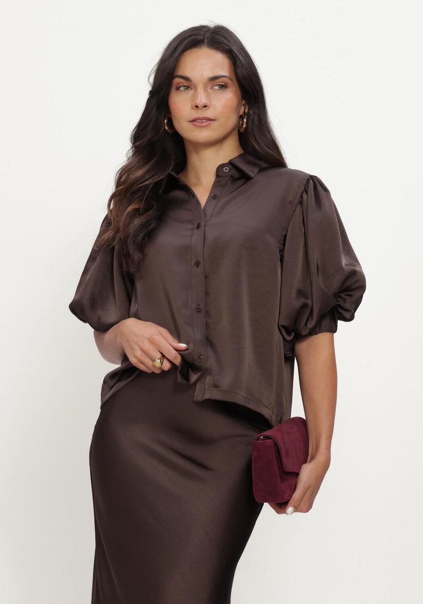 Notre-V Nv-inka Dames - Jurken - Bruin - Maat XS