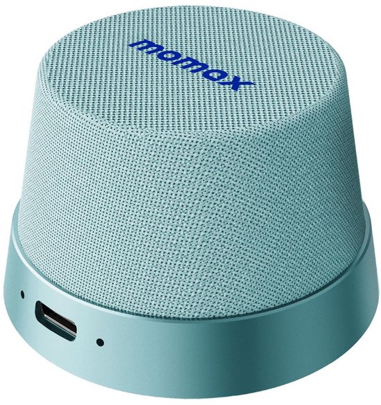 MOMAX 1-Vibe Go Magnetische Bluetooth Speaker - Draagbaar, TWS, IPX6 en 12 uur Accuduur - Mint van Momax — afbeelding 4